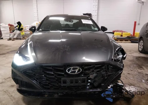 2021 Hyundai Sonata Sel Plus from USA, damaged, VIN 5NPEJ4J29MH098528